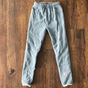 Girls Velvet Lined Leggings